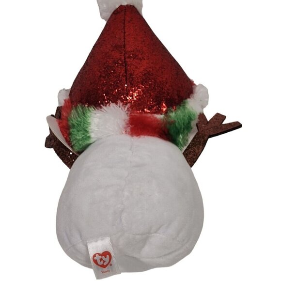 Ty Beanie Boos Misty 2022 Holiday Christmas Snowman Plush Stuffed Animal 8 inch - Picture 2 of 6